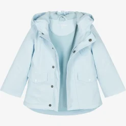 Mitch amp; Son Coats & Jackets*Boys Pale Blue Hooded Coat