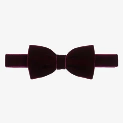 Milledeux Clothing Accessories*Boys Purple Velvet Bow Tie (10cm)