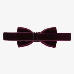 Milledeux Clothing Accessories*Boys Purple Velvet Bow Tie (10cm)