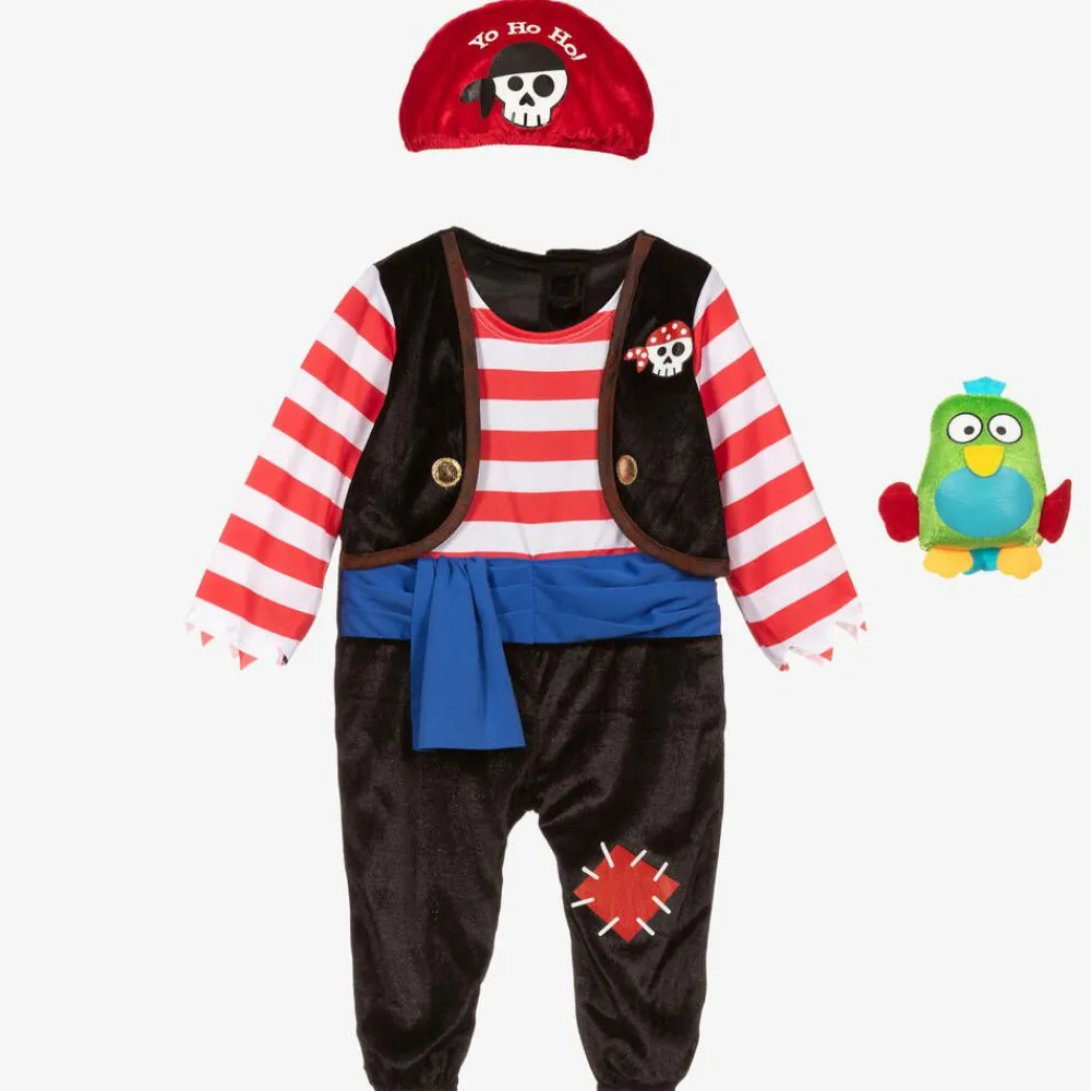 Dress Up by Design Costumes|Costumes*Boys Red & Black Pirate Costume