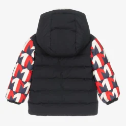 Moncler Enfant Coats & Jackets*Boys Red & Blue Down Padded Eddie Coat