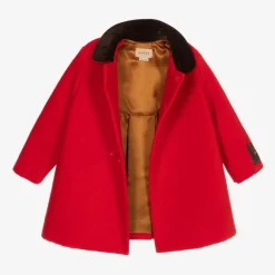 Gucci Coats & Jackets*Boys Red Corduroy Coat