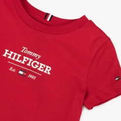 Tommy Hilfiger Tops*Boys Red Cotton T-Shirt