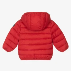 Mayoral Coats & Jackets*Boys Red Hooded Puffer Jacket
