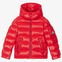 Moncler Enfant Coats & Jackets*Boys Red New Maya Down Puffer Jacket