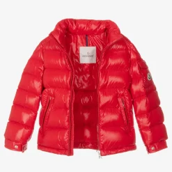 Moncler Enfant Coats & Jackets*Boys Red New Maya Down Puffer Jacket