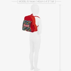 Treat Republic Bags*Boys Red Personalised Rocket Backpack (30cm)