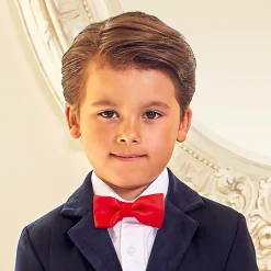 Romano Clothing Accessories*Boys Red Satin Bow Tie (10cm)