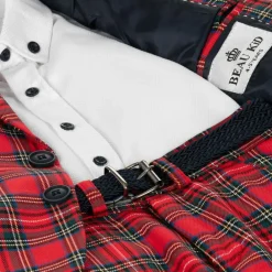 Beau KiD Suits|Suits*Boys Red Tartan Check Shorts Suit