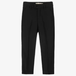Childrensalon Occasions Trousers*Boys Smart Black Trousers