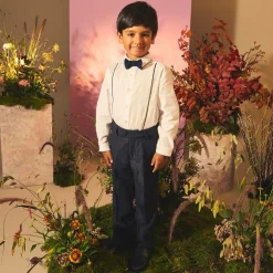 Childrensalon Occasions Trousers*Boys Smart Blue Trousers