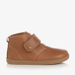Bobux Boots*Boys Tan Brown Leather Velcro Boots