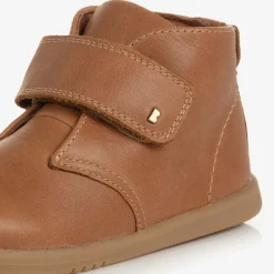 Bobux Boots*Boys Tan Brown Leather Velcro Boots