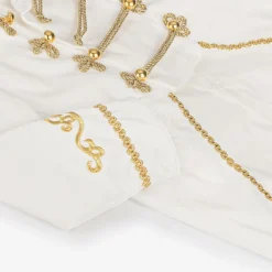 Andreeatex Suits|Suits*Boys White & Gold Military Suit