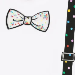 Stella McCartney Kids Tops*Boys White Braces Print Cotton T-Shirt