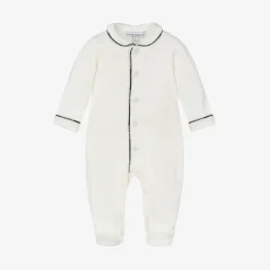 Emporio Armani Gifts|Babysuits*Boys White Cotton Babygrow