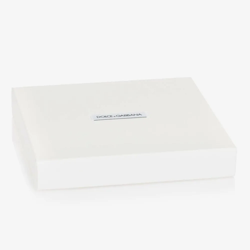 Dolce amp; Gabbana Underwear*Boys White Cotton Boxers (2 Pack)