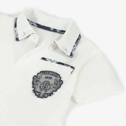 Roberto Cavalli Tops*Boys White Cotton Polo Shirt