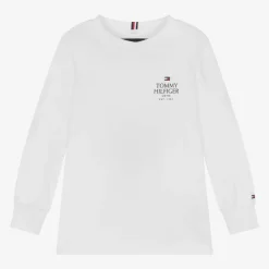 Tommy Hilfiger Tops*Boys White Cotton Top