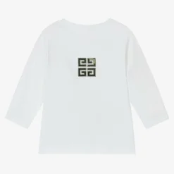 Givenchy Tops*Boys White Cotton Top