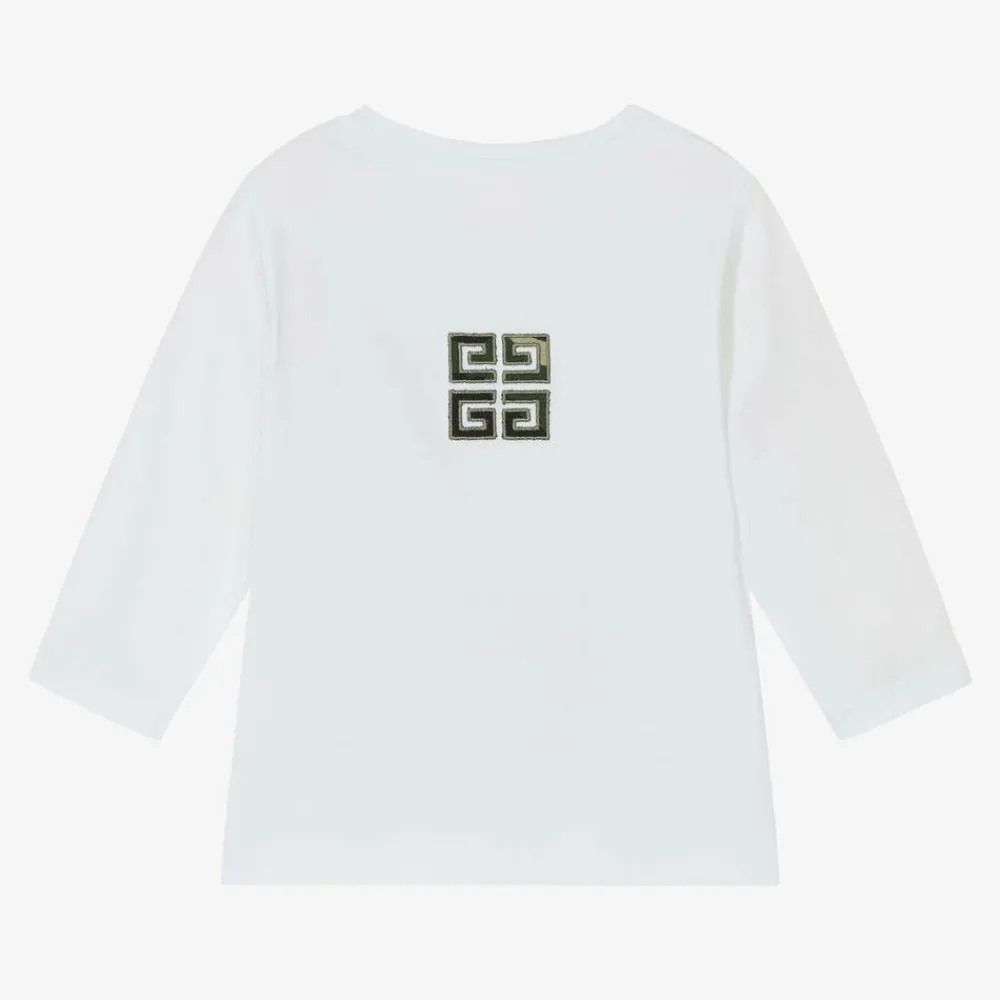 Givenchy Tops*Boys White Cotton Top