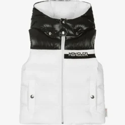 Moncler Enfant Coats & Jackets|Coats & Jackets*Boys White Down Padded Gilet