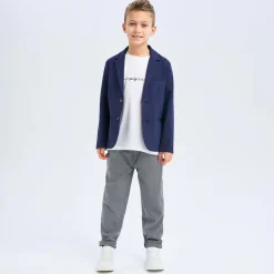 iDO Junior Tops*Boys White Graphic Cotton T-Shirt