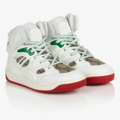 Gucci Trainers|Trainers*Boys White High-Top Trainers
