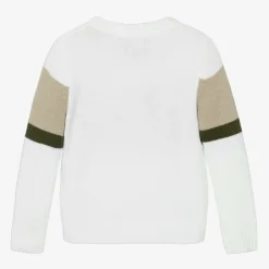 Guess Tops*Boys White Knitted Jumper