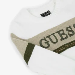 Guess Tops*Boys White Knitted Jumper