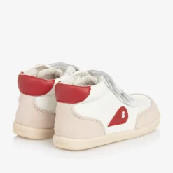 Bobux IWalk Trainers|Trainers*Boys White Leather High-Top Trainers