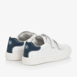 Naturino Trainers*Boys White Leather Velcro Trainers
