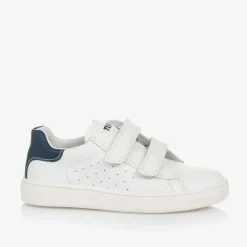 Naturino Trainers*Boys White Leather Velcro Trainers