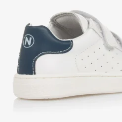 Naturino Trainers*Boys White Leather Velcro Trainers
