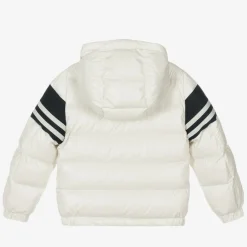 Moncler Enfant Coats & Jackets*Boys White Mangal Down Puffer Jacket