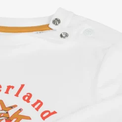 Timberland Tops*Boys White Organic Cotton Top