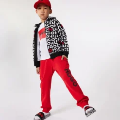 HUGO Tops*Boys White Organic Cotton T-Shirt