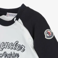 Moncler Enfant Tops*Boys White Raglan Sleeve Top