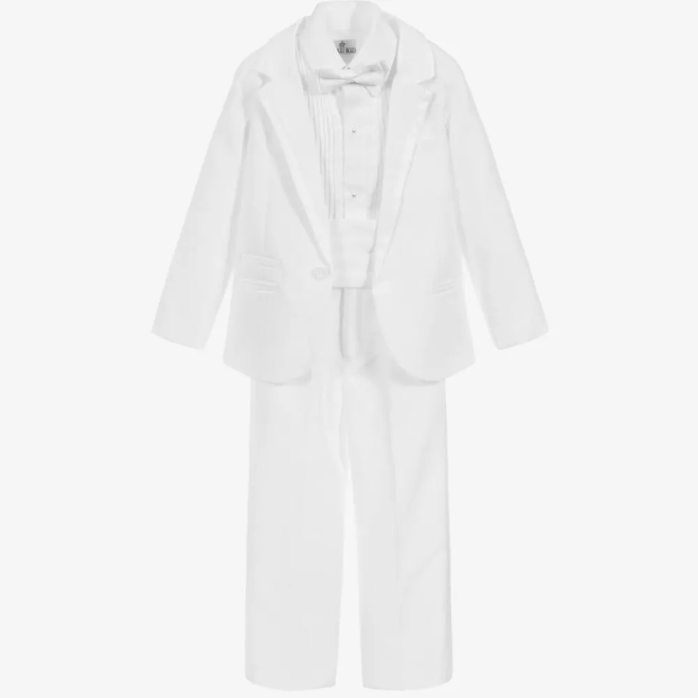 Beau KiD Suits*Boys White Tuxedo Suit