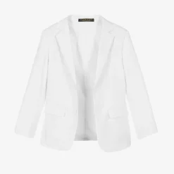 Romano Suits*Boys White Twill Suit