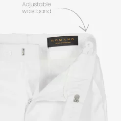 Romano Suits*Boys White Twill Suit