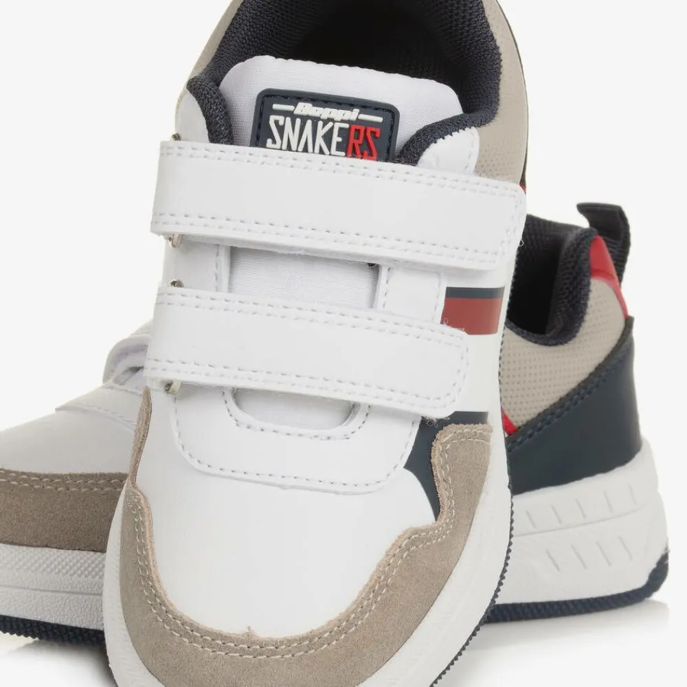 Beppi Trainers|Trainers*Boys White Velcro Trainers