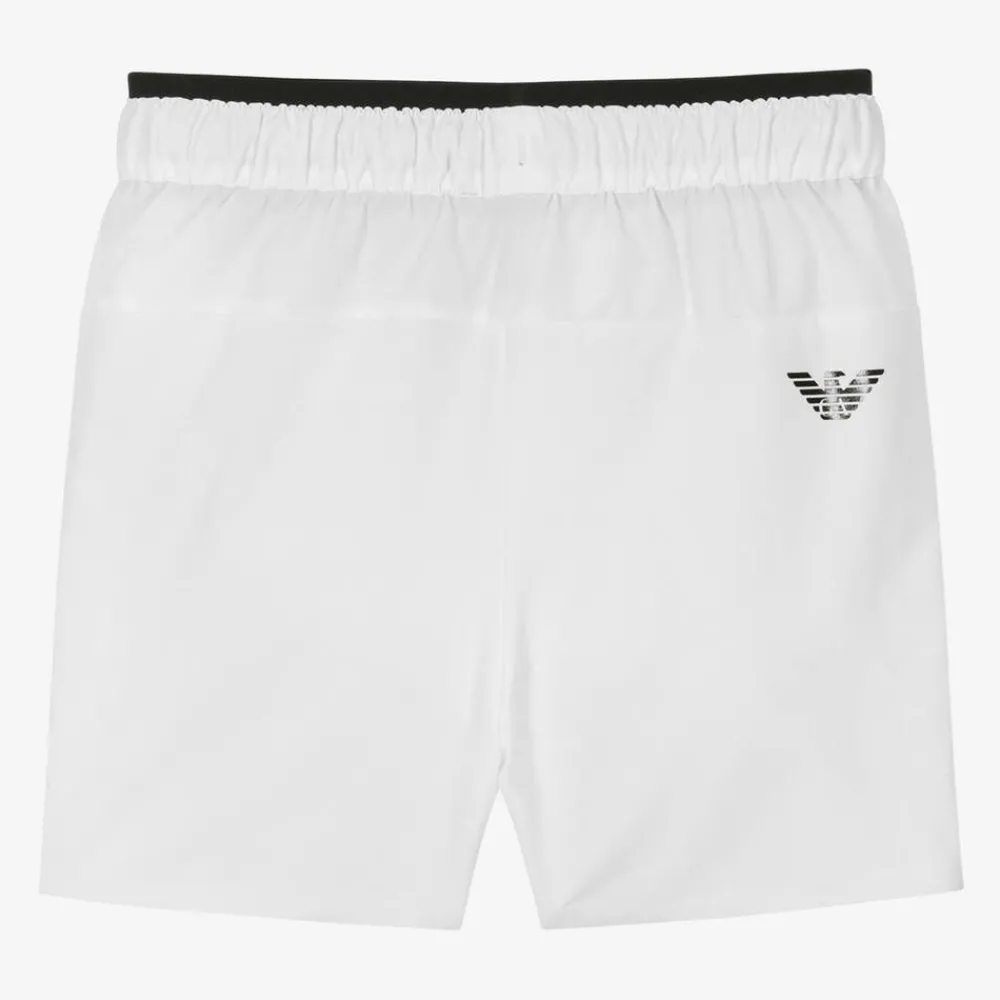 EA7 Emporio Armani Activewear*Boys White VENTUS7 Sports Shorts