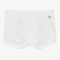 Joha Underwear*Boys White Viscose Bamboo Boxer Shorts