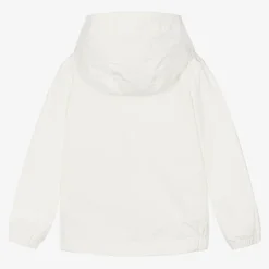 Moncler Enfant Coats & Jackets*Boys White Windcheater Jacket