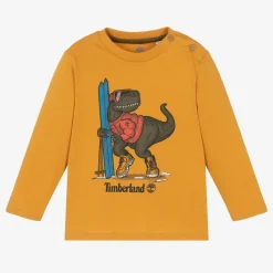 Timberland Tops*Boys Yellow Organic Cotton Top