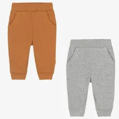 Minymo Trousers|Trousers*Brown & Grey Joggers (2 Pack)