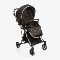 AIGNER Strollers*Brown & Black Logo Stroller