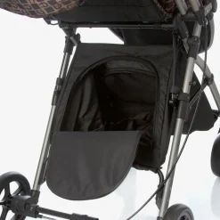 AIGNER Strollers*Brown & Black Logo Stroller