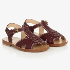 Gucci Sandals|Sandals*Brown Double G Leather Sandals